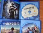 Uncharted And Watch Dogs 2 Ps4 Games