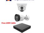 Uniview 2MP 40M Full Color Audio 2 Camera Package Setup