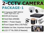 UNV 2 Pc CCTV Camera Package