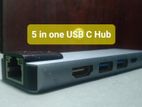 USB C SuperFast ethernet internet adapter and hub