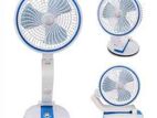 USB Charging Fan with builtin LED Light Folding Multi-function