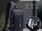 USB charging sport sling Anti-theft shoulder bag