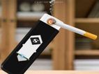 USB Rechargeable Electronic Cigarette Lighter - Black (DS)