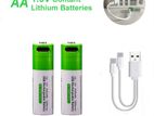 USB Type-C Fast Charging Rechargeable Battery AA 1.5V (4 piece Battery)