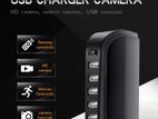 USB Wall Charger Camcorder, Remote Operation Mini 1080P HD CCTV Camera