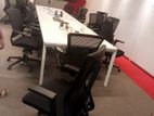 Used 6-seater Back-to-back Workstation Furniture For Sale