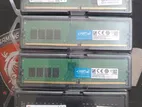 Used Brand DDR 4 8GB Ram 2133Mhz - 2666Mhz Full Fresh & 100% Okay
