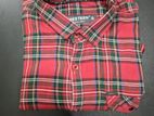Used Check Shirt (Red)