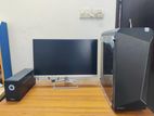 Used Desktop for Sell With Hp Monitor , i5 -10th Gen Processor