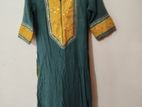 Used Dress হলুদ সবুজ কামিজ