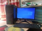 used Gigabyte B250M+Core i3 7th Gen+Ram 8GB+256 GB SSD+19" Led monitor