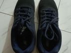 Used Sneakers Nike( Navy Blue)panda Black Colour with Ribbon