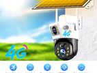 V380 4G Dual Lens Solar PTZ Outdoor IP CCTV Camera Colour Night Vision