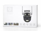 V380 Pro dual-lens Wi-Fi outdoor security camera.