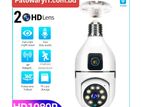 V380 pro Dual Lens(Double Camera) Wifi IP Security Bulb Camera