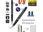 V8 1080P Long Recording Time Multifunctional Writing Pen Camera