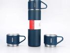 Vacuum flask, hot water flask and cup, gift box