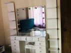 Vanity with lighting mirror