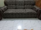 Velvet Greyish Black Sofa set