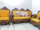 Velvet sofa cover (only yellow colour available)
