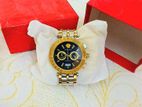 Versace Gold & Black Chronograph Luxury Men’s Watch