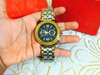 Versace Gold & Black Chronograph Luxury Men’s Watch