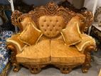 Victorian Wooden King 6 Seater Sofa Set
