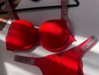 Victoria's Secret Red Bra and Panty Set