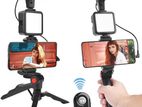 Video -Making Tripod Kit For Live Broadcast 3 In 1 With Microphone