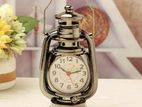 Vintage Alarm Clock Retro Oil Lamp Watch Table Kerosene