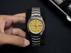 Vintage Seiko 5 Golden Dial Automatic 21 Jewels Movement Watch
