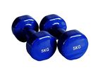 Vinyl dumbbell-(5 kg 1 Pair 10