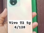 Vivo t2 5g. 6+6--128 (Used)