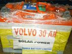 Volvo 30ah Solar Battery fixd price