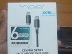 VyVylaps Crystal Series Fast Charging Data Cable Type C To