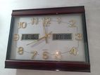 Wall clock with Radium