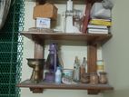 wall mount wooden rack