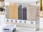 Wall Mounted Dry Food Dispenser - Whole Grains Rice Bucket