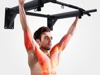 Wall Mounted Pull Up Chin Bar-Black