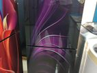 Walton black or golapi color glass dor frost fridge 213 liter