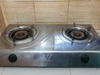 Walton Double Burner Auto Gastove (stainless Steel)