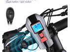 Waterproof Bicycle Bell With Light Usb Charging Bike Front