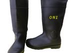 Waterproof Gum Boot - Black Color Pure PVC (ONI )