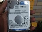 WD 1TB Laptop HDD with 1 year warranty