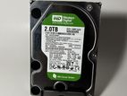 WD 2000GB HDD Sata 1Year Warranty