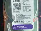 WD 2TB purple hard disk