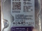 WD Purple 3TB HDD SATA 6Gb/s 64MB Cache 3.5 Inch 1Year Warranty