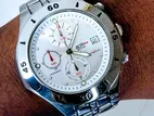 Westar Driver Watch White Lightning Dial Display