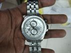 Western Chrono Watch White ডায়াল