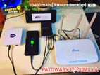 WGP Mini UPS for Wifi Router, Onu, CCTV & Power bank. With free Adapter
